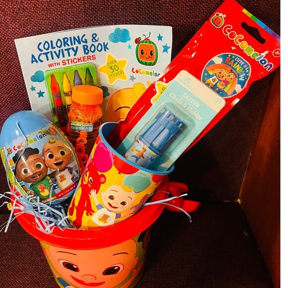 Cocomelon Sand bucket gift bundle coloring and activity book with stickers - Picture 3 of 4